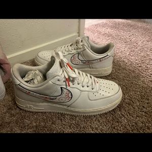 Air Force ones LNY lightly wore comes wit box